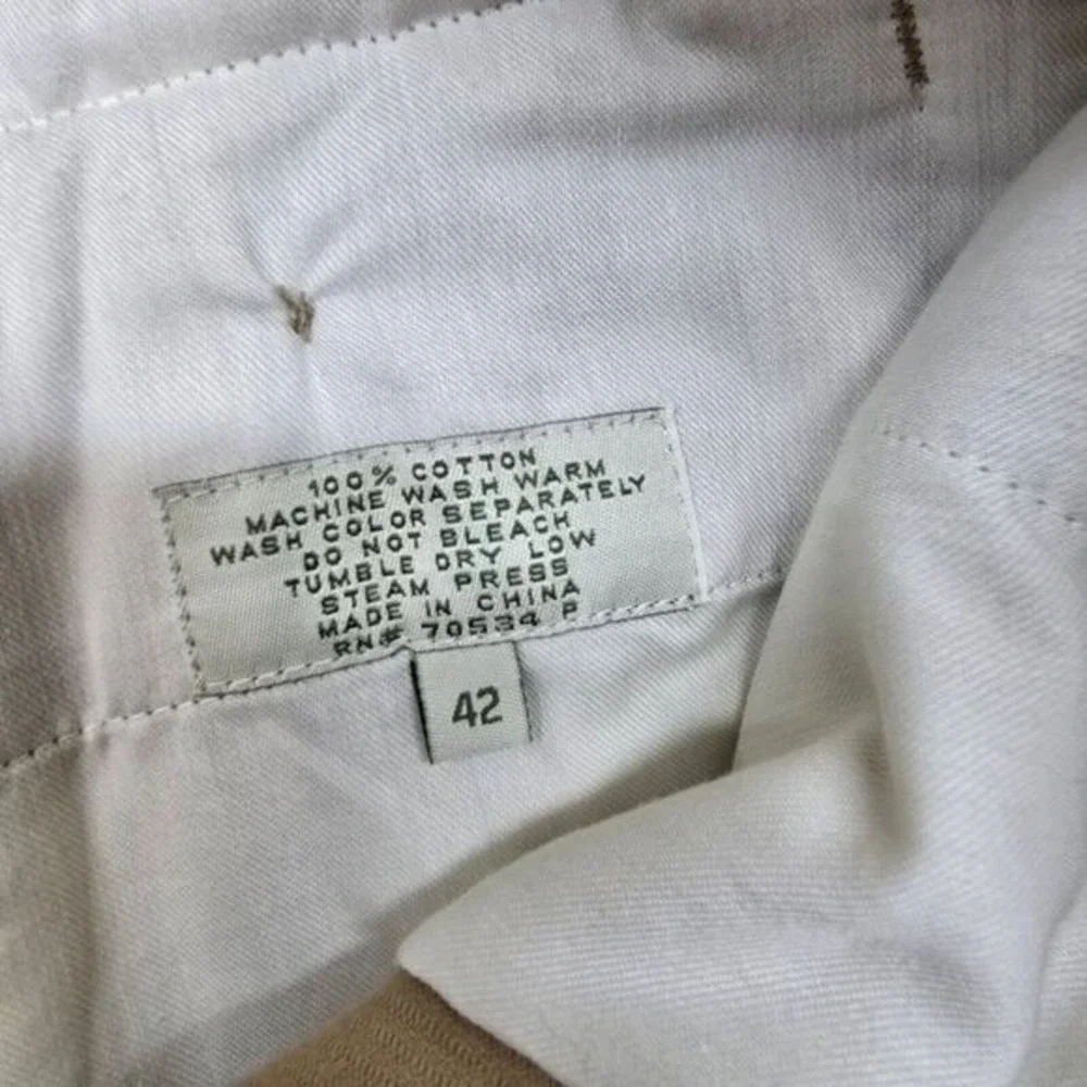 Orvis Corduroy Pants Mens 42x37 Unfinished Hem Tan Brown Chino‎ NEW